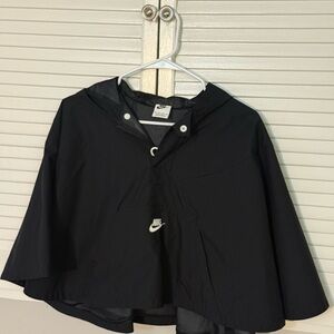 Nike Black Hooded Cape New for Kids